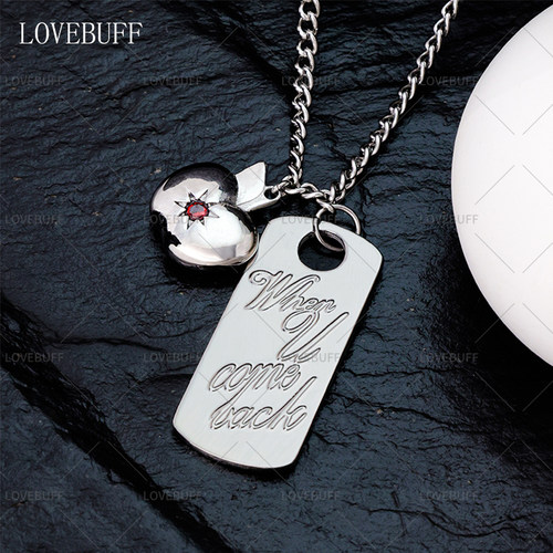 夏以昼苹果项链不锈钢不掉色