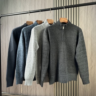 秋冬厚实保暖立领针织衫 内里加绒加厚 外套 69美刀 老美莼元