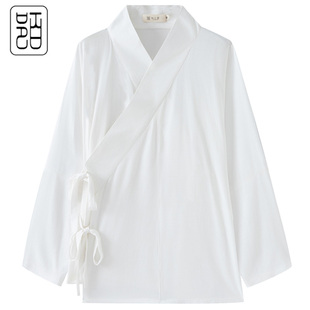 武当里衣中衣内搭太极服汉服打底衫练功服贴身日常纯白汉服男女款