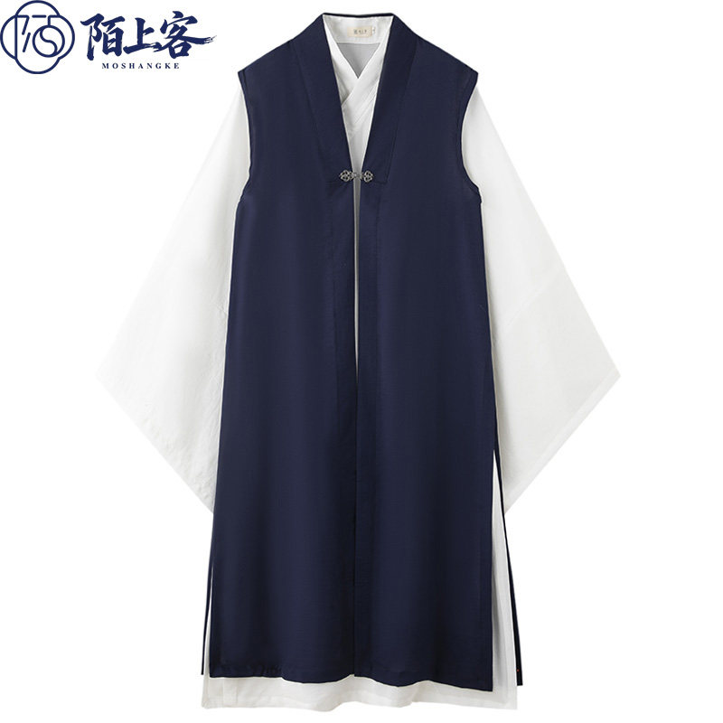 大褂道袍陌上客明制汉服披风图片