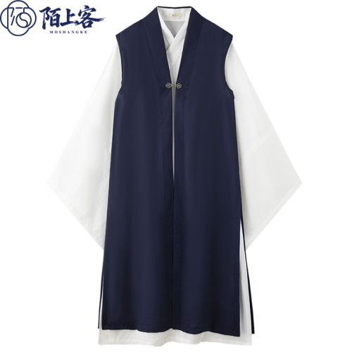 大褂道袍陌上客明制汉服披风