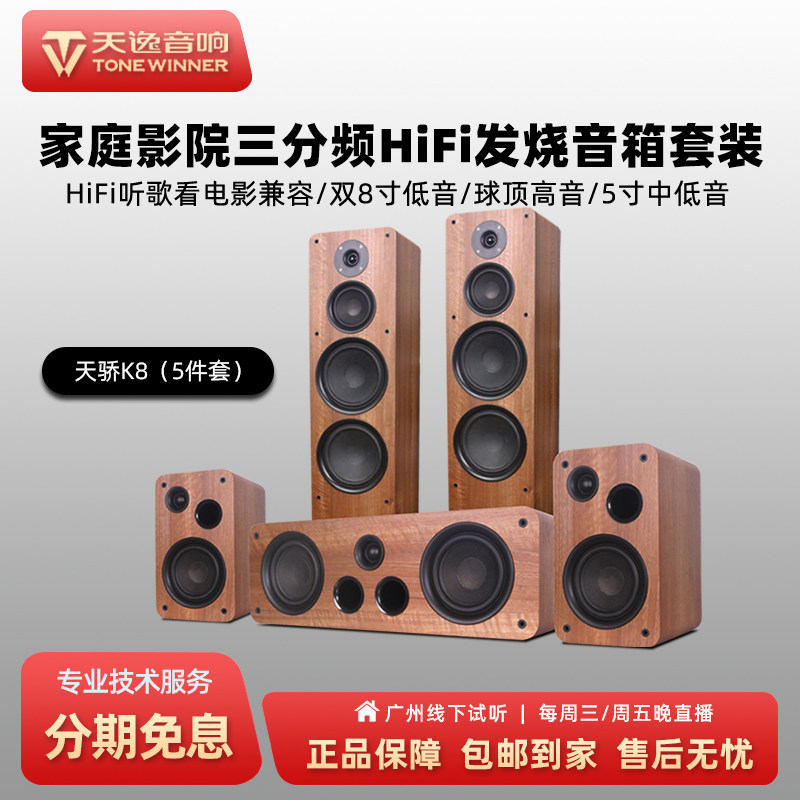 Winner/天逸 天骄K8家用三分频家庭影院K歌音箱5.1低音炮环绕套装