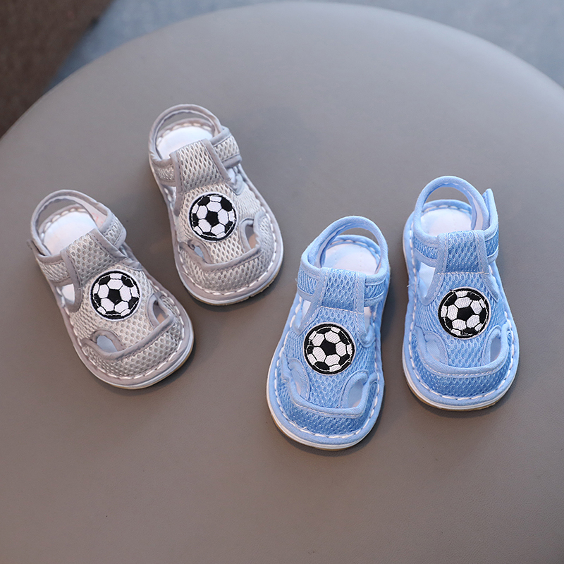 夏季宝宝凉鞋网面布凉鞋男童鞋子