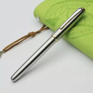 704高级全钢笔杆明尖钢笔 英雄钢笔正品 0.7mm签字宝珠笔 包邮