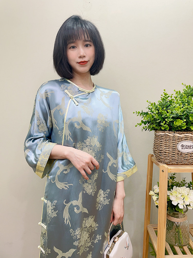 新中式改良旗袍宽松连衣裙