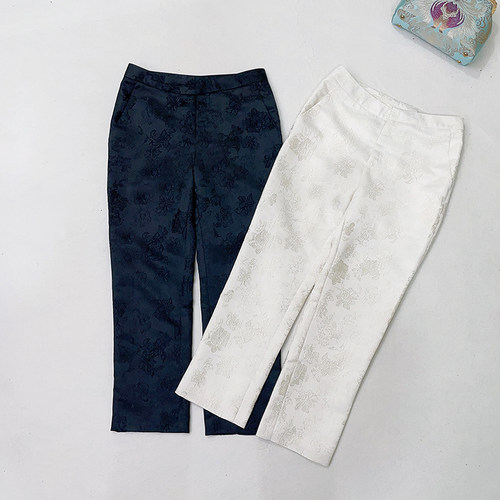 四季百搭中式九分裤女