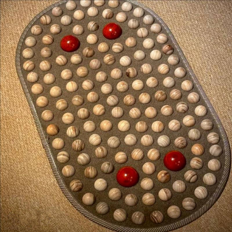 高档实木脚底踩指压板穴位通经络中医室内超慢跑足底按摩垫香樟木