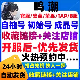 鸣潮初始号自抽号安卓苹果ios0通用组合开局成品忌炎吟霖官服/B服