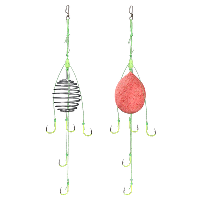 新型鲢鳙钓笼大弹簧上饵更方便