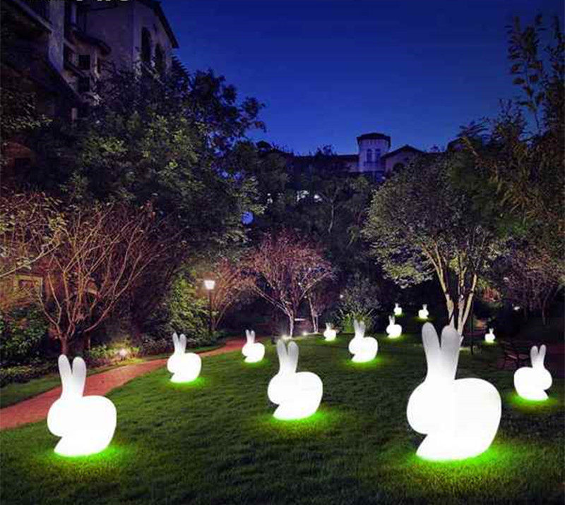 发光兔子灯公园广场玉兔装饰中秋节日创意活动七彩庆玉兔活动户外,家装灯饰光源,景观庭院灯饰,淘宝优惠券,粉丝福利购,淘宝优惠卷