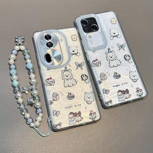 GTneo6se 523 GT2大师探索手机壳V30真我12 狗狗乐园带链条适用oppo GT6 9pro可爱Q5i硅胶Q3pro realme