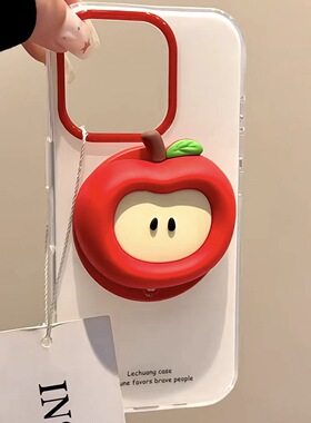 磁吸立体硅胶苹果支架适用A6/OPPO FindX9/Reno14/13/12/11F/10手机壳X8ultra/A78/A6pro新款K13/A2X/A58女A3