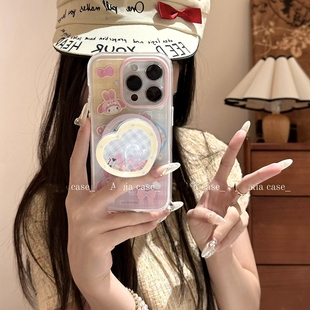 80GT X50i 60se 卡通潮摇摇乐磁吸支架适用荣耀200 100PRO 90lite X9A手机壳30可爱70 X60i畅玩40plus magic6