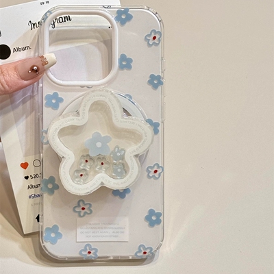 花朵摇摇乐磁吸支架适用vivo IQOOneo10 pro+手机壳Z9X/13/11S/12清新Z9TURBO+/Neo8/75爆款Z6/U5e/Z3/Z8/Z7x