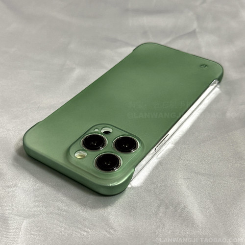 高级感松林绿适用三星S23手机壳S24半包Note20硬壳S10+小众9纯色ultra简约S22女S20散热S21防摔PP硬壳FE男士