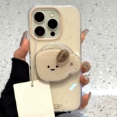 A34 A56 A23 泼墨咖啡杯旋转磁吸支架适用三星S25ultra S20手机壳7全包镜头s23 Note20 A71 S24 S21fe A54