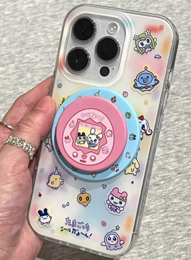 拓麻歌子新品卡通适用苹果17/15/16pro手机壳16PRO/13 mini/XR卡通14/15PROMAX磁吸XS支架87PLUS有趣11promax
