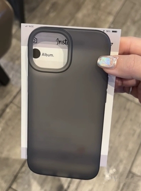 ins冰雾透黑色适用vivo IQOO12/11s手机壳10全包边neo9Spro半透7大孔Z9Turbo+不包镜头8pro硅胶z5x/U3x软U5e