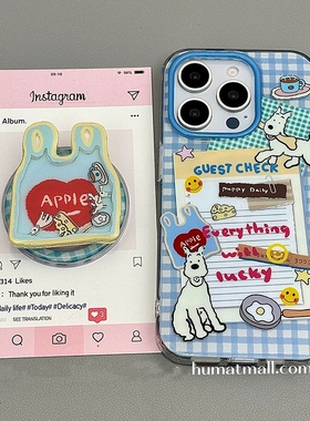 塑料袋狗狗摇摇乐磁吸支架适用OPPO手机壳FindX8S+X7ultra创意Reno14/13/12/8764/9/A5/K12/A55/A78/A2/A3pro