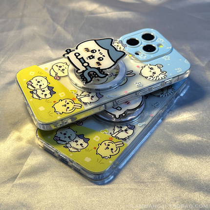 磁吸可爱吉伊卡哇情侣适用oppoA2m/reno11/10/87956+奶萌findx7/6pro支架A56手机壳A32/A57/K11小众A97女93S