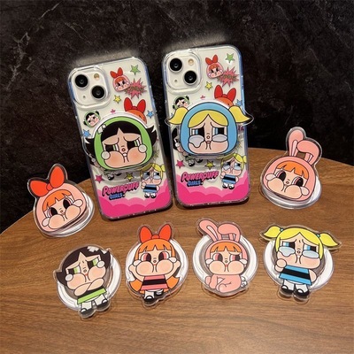 有趣搞怪磁吸支架适用小米14 ultra/13pro手机壳12红米10/note11T硅胶turbo3/k70/K40S/civi4/k50至尊/K60pro