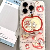 pro支架女7SE findx8s 12F A78新款 X7手机壳reno14 A93S A57 磁吸韩风卡通摇摇乐猫适用oppo 98543 K12