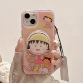 879564SE手机壳findx7 小丸子磁吸支架壳K9适用oppo A79可爱A58 A3PRO reno12 A96 A1少女心A56S