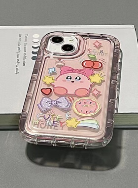 新款空压卡通适用oppoReno10/5873/4se/6pro手机壳个性r15可爱A56厚2z网红reno9韩国A1x女A58气囊A96星之卡比