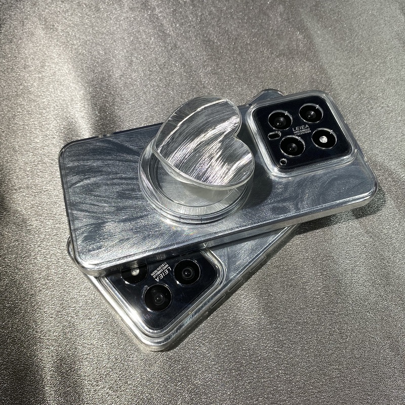 羽纱渐变磁吸支架适用小米14U/13T手机壳K50红米note12T/13pro硅胶11U/98高级K70/K60e/civi3/2轻奢K40S甜酷