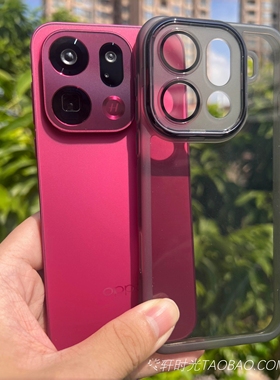 透黑色适用OPPOFindx9手机壳X9pro硅胶Findx8ultra保护套X7高级感Reno14pro简约K13Turbo全包镜头12防摔11软