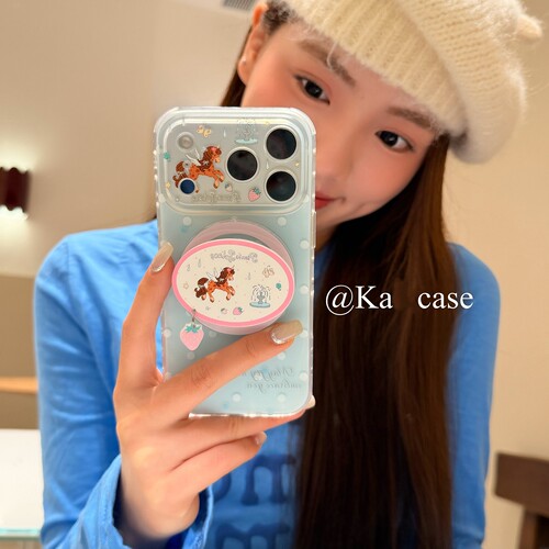 飞马草莓挂坠磁吸支架适用A3X/OPPO FindX8/X9ultra/Reno15C/14/12/11F/10手机壳A76可爱A6pro/K13S/A5m软A6S