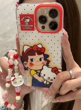 卡通潮小女孩适用荣耀200lite/magic6/90pro/80GT/X50/60se/X9/X7B手机壳30PRO可爱70/100链条X60i畅玩30plus