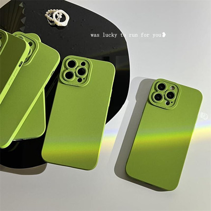 芥末绿9se适用红米K80手机壳K50至尊版K40S小米15/Note12pro夏天K20/11液态12x小众10S/K30PRO/civi2直边mix4