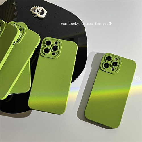 亲肤芥末绿液态直边小米红米软壳