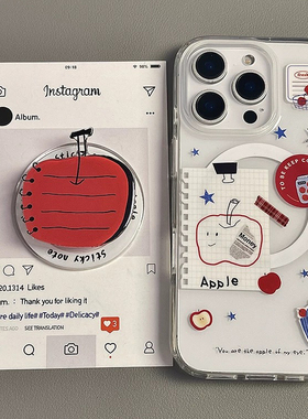 ins风磁吸苹果笔记本支架适用vivo iQOOZ10x/z9turbo手机壳neo10pro+/6SE/89/iqoo15/11/12/U5e新款Z7X软U3