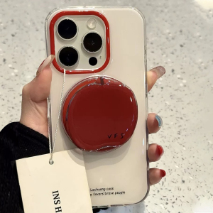 韩系ins红苹果磁吸s17适用vivo s30promini手机壳X200S/X300/S18/X100ultra支架s19/S20/Y76S/Y36新款V50 pro