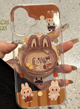 布布摇摇乐磁吸带支架适用小米14T/13PRO海外版11手机壳poco X6pro红米13黑鲨54/14R动漫NOTE12/13lite可爱F3