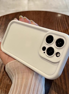 极简精孔适用opporeno10手机壳9843/6PRO/A1pro/A57肤感磨砂A97纯色RENO11黑白K10软壳A92s保护套A96/a72防摔