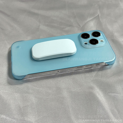 婴儿蓝PP壳适用k70小米14PRO/13u手机壳11无边框10红米note13pro+/12/9/civi3支架mix4小众k50/K60男士k40S女