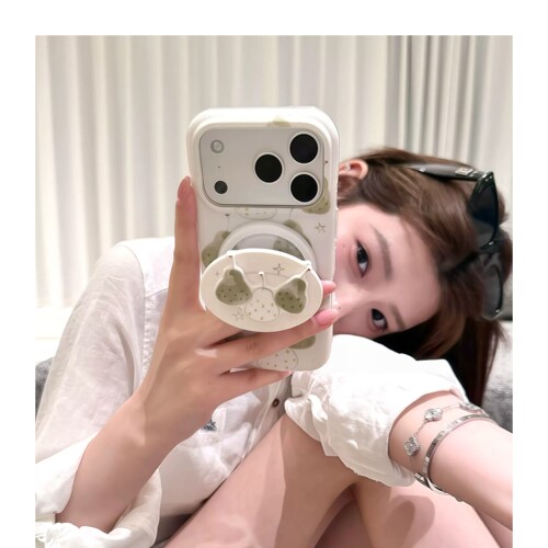 椭圆立体雪梨磁吸支架适用vivo X300FE/V70/V60/Y21d手机壳S60/Y27S/Y39/v25e/X200/Y12/v40/V60lite软V30PRO