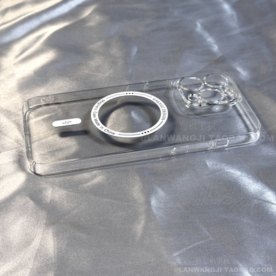 磁吸硬PC全透明适用红米k70至尊版小米14ultra手机壳13/10S/note12PRO/11pro耐脏civi4pro/98/k60/K50/k30pro