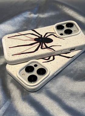 复古个性蜘蛛适用opporeno10手机壳9856PRO小麦壳白K9s软壳A57/A32/A56趣味A93新款A1x/K11x防摔realmeGT全包