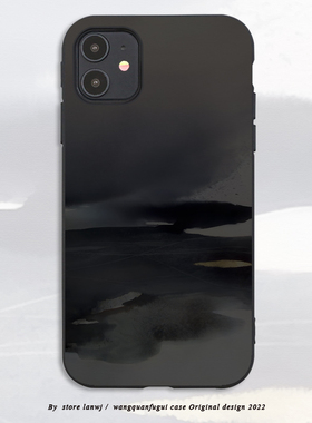 抽象风适用小米15/13/k70/10S红米note12 turbo美术K50PRO手机壳K40黑色K20文艺K40S/note14pro+男civi女mix4