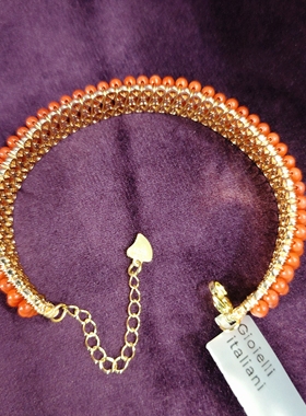 向卉意大利中古s925银手工编织宽版卡卡级糊糊手镯