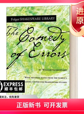 【原版书籍】英文原版 The Comedy of Errors 莎士比亚 错误的喜剧 Folger Shakespeare Library系列 英文版 进口英语原版书籍Shak