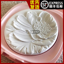 kiko水莲花粉饼waterflower水之莲花烘培粉饼意大利kiko粉饼雕花