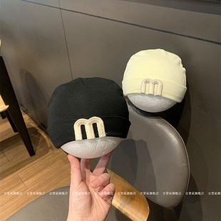 新生儿帽子春秋季小月龄婴幼儿护囱门帽婴儿胎帽薄款初生男宝宝冬