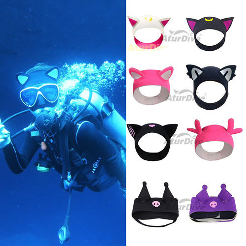 潜水发带男女潜水束发带潜水员潜水运动装备护发带头箍包裹碎发