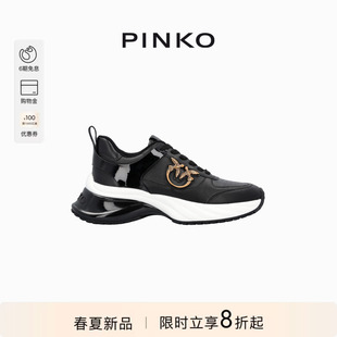 新款 休闲鞋 黑色鞋 飞鸟鞋 SS0027 子女鞋 PINKO女士2026年春季