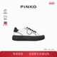 PINKO女士通勤YOKO奥利奥徽标板鞋 低帮系带运动鞋 SS0003P016